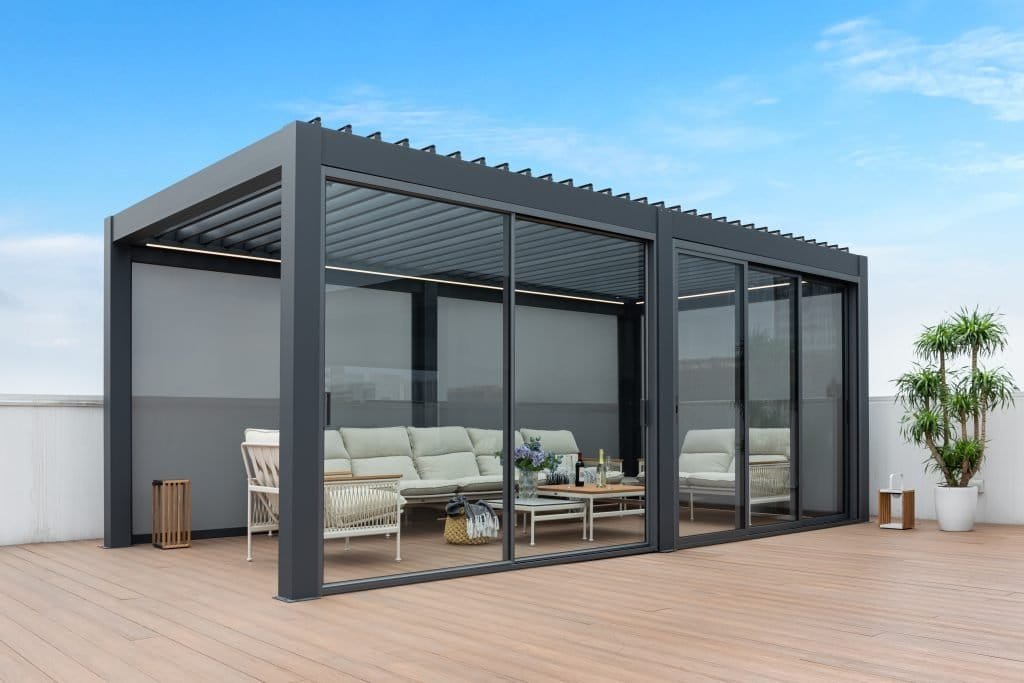 aluminum pergola