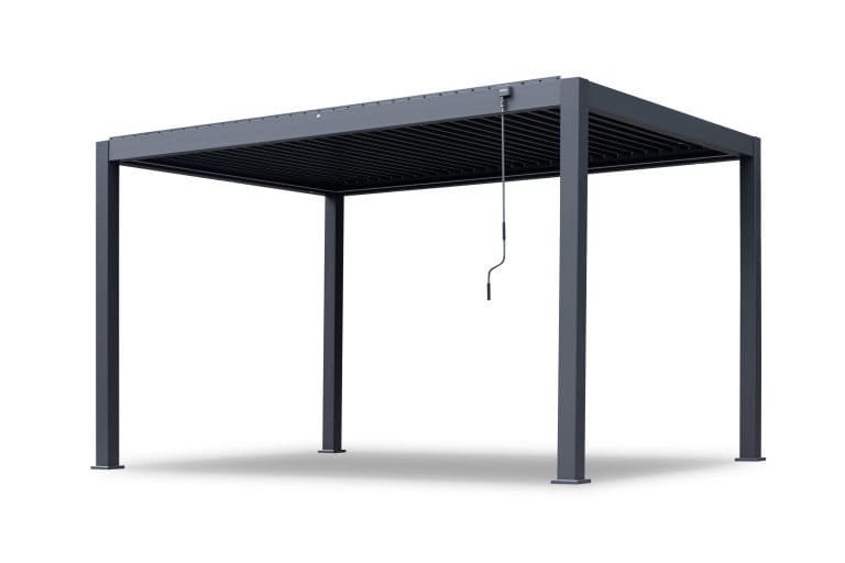 pergola texliene fabric and powder-coated aluminum