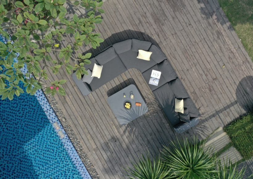 SIMPOLIVING breathable outdoor furniture fabric for comfort in hot weather